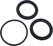 3PCS Black Throttle Body Gasket Seals Kit Fit for Land Rover LR3 Range Rover 2005 2006 2007 2008 2009 2010 2011-14 LR008353 1316152 Automotive Intake Gasket