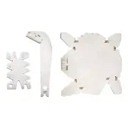 Drill Bit Angle Gauge Sharpening Set with 3Pcs SS Inspection Measurement Tools