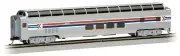 Bachmann Amtrak Phase I Dome Car w/Lights, Silver Series, HO Scale