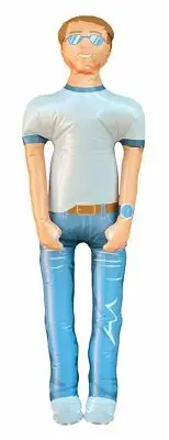 Man Akin: Inflatable Talking Boyfriend Husband, Funny Gifts 4 Women Bachelorette