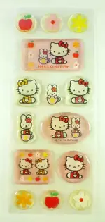 【震撼精品百貨】HELLO KITTY 凱蒂貓~KITTY立體貼紙-長方側坐