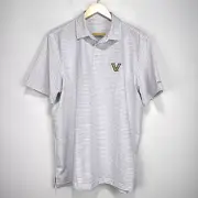 NEW Vanderbilt Commodores Vineyard Vines Performance Polo Shirt Men Large White