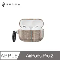 在飛比找PChome24h購物優惠-BURGA AirPods Pro 2 防摔保護殼-秋織格紋