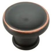 (10 Pack) 1-3/16" Mayfield Recessed Knob Venetian Bronze with Copper Highlights