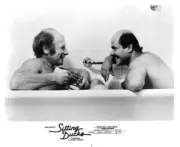 Actors Michael Emil And Zack Norman In A Scene 1980s OLD PHOTO 3