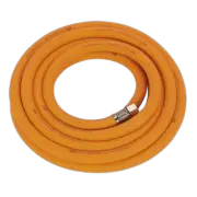 Air Hose 5m x Ø10mm Hybrid High-Visibility with 1/4"BSP Unions AHHC538 Sealey