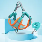 Step-In Dog Harness Small Dog Harness and Leash Set Adjustable Reflective Pet Do