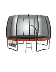 [Kahuna] Twister 8ft Springless Trampoline With Mat Pad Net