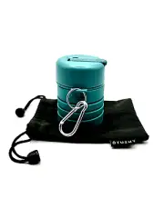 Tushy Travel Bidet Collapsible & Expandable Discreet Bottle w Clip & bag - Teal