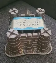 NEW Williams Sonoma Nordic Ware Sandcastle Castle Bundt Cake Mold Pan 10 Cup USA