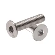 M6X30mm Hex Countersunk Screws Bolts Machine Socket Flat Head Cap 304 Stainless Steel Fully Threaded Metric Assortment Industry Furniture SUS