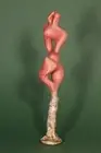 Art sculpture "Wassermann" 35cm unique Prof.em Andreas Loeschner-Gornau 704