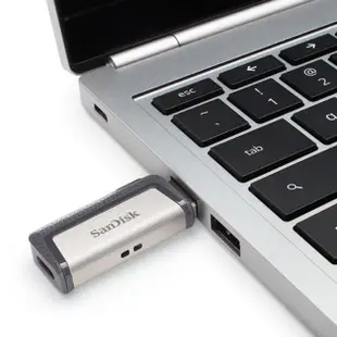 【SanDisk 晟碟】[全新版]128GB Ultra Dual USB3.1 Type-C OTG 雙用隨身碟(伸縮埠 雙用隨身碟 原廠5年保固)