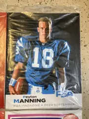 PSA Magazine Lot Of 2 Peyton Manning Frank Thomas Sealed