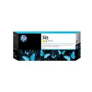 HP 745 Designjet Ink Cartridge For Z2600 And Z5600 Printers 300Ml Yellow