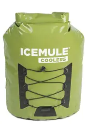 IceMule Pro 23L Large Waterproof Backpack Cooler Bag - Olive Green
