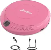 Portable Disc CD Player Personal Walkman Music CD Players Anti-Skip Shockproof