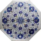 Octagonal table top Marble Inlay Table Top