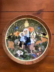 VTG Collectible 1979 Hedi Keller The Adoration Christmas Plate Box & Certificate