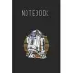 Notebook: Star Wars R2D2 Retro This Is How I Roll Graphic Size Blank Pages Lined Journal Notebook with Black Cover Size 6in x 9i