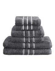 [Myplaza] Bath Towels Set of 6 in Grey