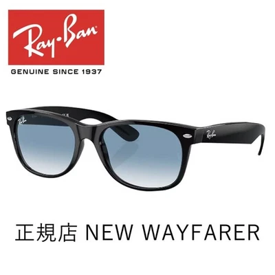 Ray Ban Sunglasses New Wayfarer Ray Ban NEWWAYFARER RB2132F 901 3F 55