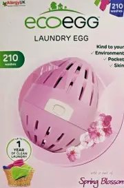 Ecoegg Laundry Egg FRAGRANCE FREE 210 Loads, Replaces Wash Detergent