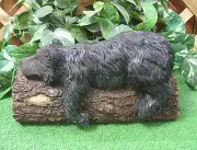 1612 Lazy Black Bear Grizzly Polar Log Latex Fiberglass Production Mold Concrete