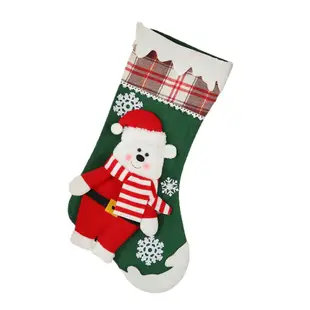 Weroyal 聖誕襪襪子大糖果袋聖誕裝飾品為家庭 2024 年新年襪子聖誕樹裝飾