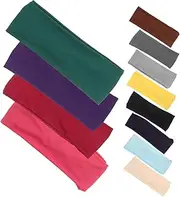 UPKOCH 12 Pcs Elastic Headbands for Sports Breathable and Stylish Hair Accessories for Running Yoga and Workouts Comfortable Head