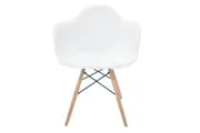SK Designer Living | Replica Eames DAW Eiffel Chair | White & Natural