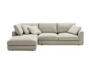 Hamilton Leather Chaise Sectional Sofa