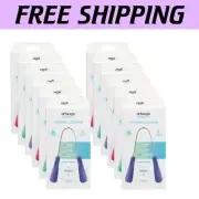 DrTung’s Gentler Tongue Cleaner - 12 Stainless Steel Scrapers with Travel Pouch