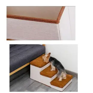 【May shop】寵物爬梯可折疊收納樓梯(折疊收納 階梯可置物)