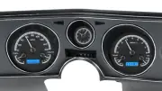 Dakota Digital 69 Chevy Chevelle El Camino Analog Gauges & Clock VHX-69C-CVA-K-B (for: Chevrolet)