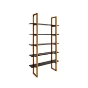 Modern Furniture MAREN Display Unit 110cm - Natural & Black