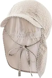 [Sterntaler] Boys' Peaked Cap with Neck Protection and Tie Strap Sun Hat