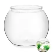 1PC Aquarium Fish Bowl Plastic Fish Container Fish Bowl for Home Office Decor
