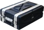 - SALWR3S - Lightweight 3 Space Compact ABS Rack Case - 3U PA DJ Amp Effects Sha
