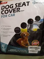New petTech Dog rear bench car seat cover 62"x56"