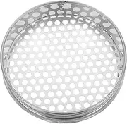 Homoyoyo 1pc Stainless Steel Mud Sifter with Round Essential Gardening Tool for Soil Screening Compost Refinement and Removal Portable and Durable Design