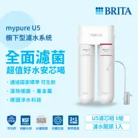 在飛比找momo購物網優惠-【德國BRITA官方】mypure U5 超微濾菌櫥下濾水系