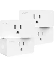 Wyze Plug, 2.4GHz WiFi Smart Plug, No Hub Required, 4-Pack, White NEW