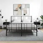 Bedside Tables 2 pcs Black 40x41x50 cm Engineered Wood vidaXL