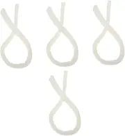 Vaguelly 4pcs Piano Practical Mute Blocks An Fittings Creative Mute Strap Watch Straps Muffler Strap Back Belt Pro Tools Mediant and Alt Temperament Tools Triangle Instrument White Wool