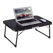 Foldable Laptop Table, Bed Table for Study and Reading, Lap Desk Table, Break...
