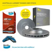 Front Bendix Brake Pads and Disc Rotors set for Holden Colorado RC 3.0 3.6 08-11 (for: Chevrolet)