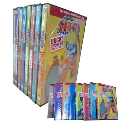 NARUTO UNCUT The Complete Series Season 1-8 BOX SET NEW