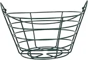 Frediuo Portable Golf Ball Holder with Handle for Outdoor Use, Green Storage Bucket