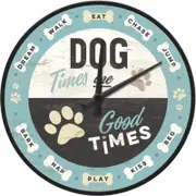 Nostalgic-Art Wall Clock Dog Times